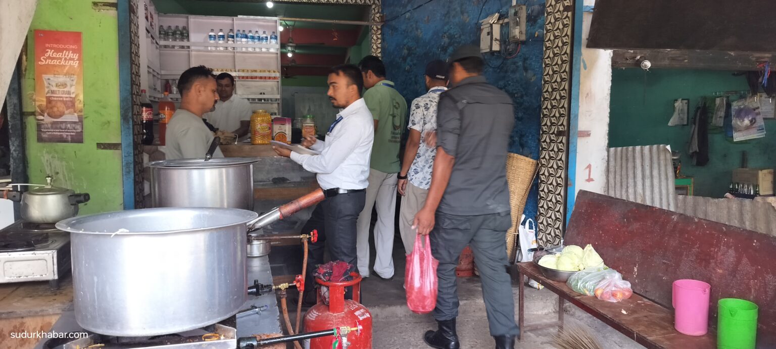 चाँडपर्व लक्षित बजार अनुगमनः गोदावरी नगरपालिकाले बजार अनुगमनलाई निरन्तरता
