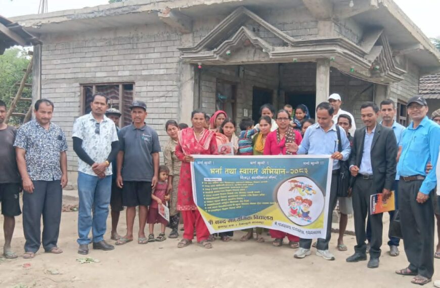 कृष्णपुर–३ मा बालशिक्षाको नयाँ सुरुवात, नन्द माविद्वारा चित्रपुरमा बालविकास केन्द्र स्थापना