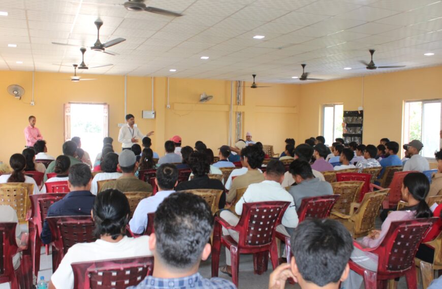 कृष्णपुरमा एआई तथा डिजिटल मार्केटिङ सम्बन्धी २० दिने तालिम सुरु