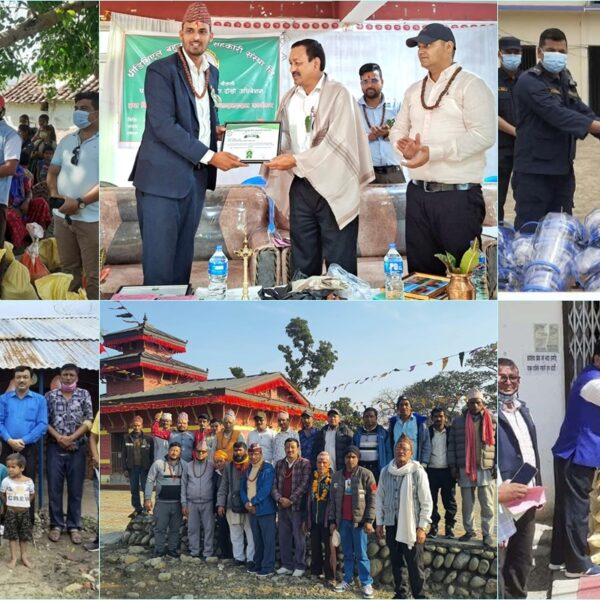 २२ वर्षदेखि मानवताको दीप जलाउँदै गणेश जिमी साउद, सेवाभावको कदर गर्दै सम्मान