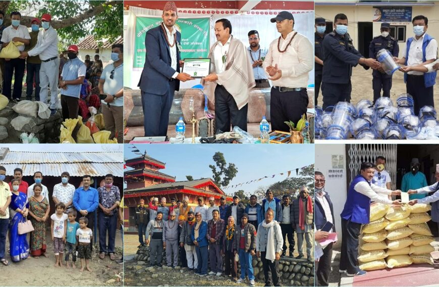 २२ वर्षदेखि मानवताको दीप जलाउँदै गणेश जिमी साउद, सेवाभावको कदर गर्दै सम्मान